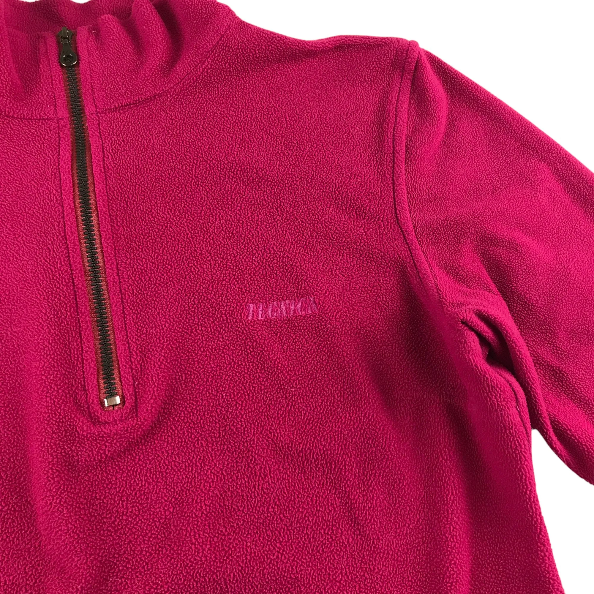 Tecnica fleece women's S pink plain pull-over