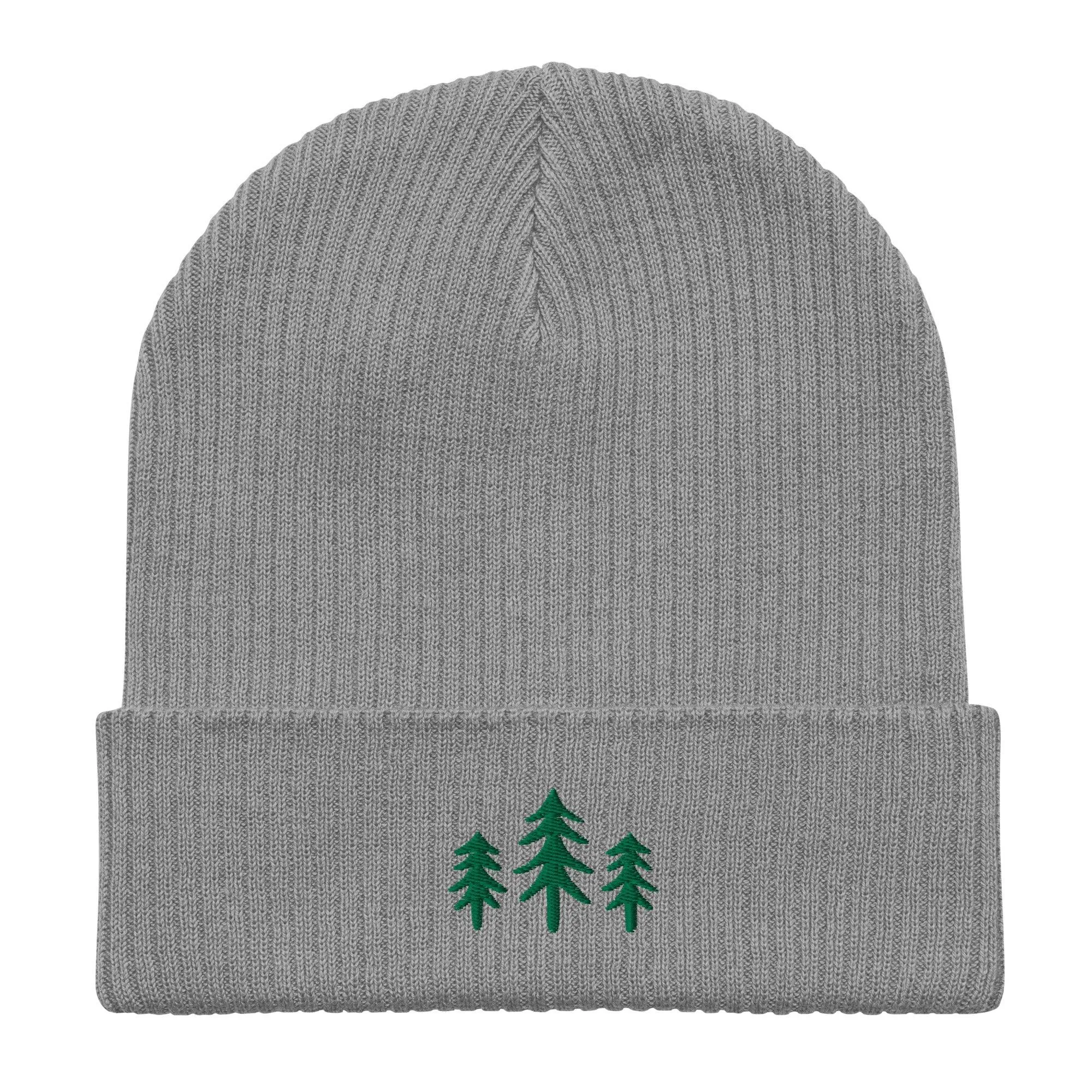 Trees Embroidered Beanie