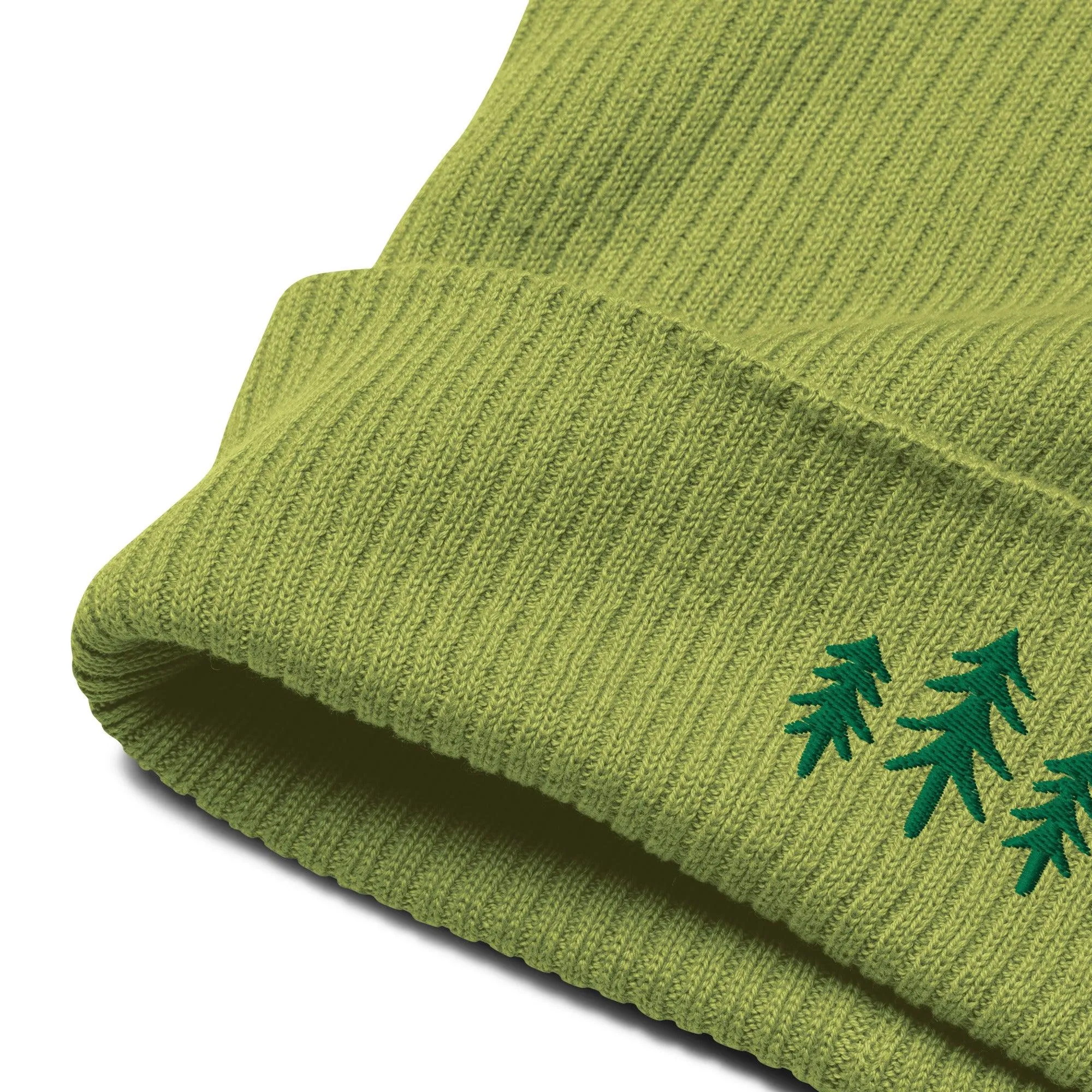 Trees Embroidered Beanie