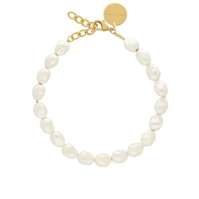 Vanessa Baroni - Organic Pearl Necklace Short Pearl