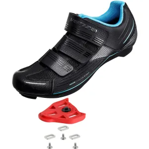 Venzo Bike Bicycle Women's Road Cycling Riding Shoes - Compatible with Peloton LOOK Delta & for Shimano SPD-SL - Perfect for Indoor Road Racing & Indoor Exercise Bikes 38