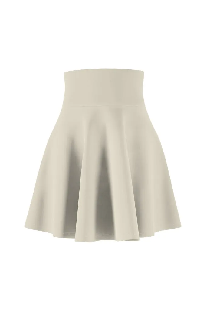 Wheat Women's Skater Skirt