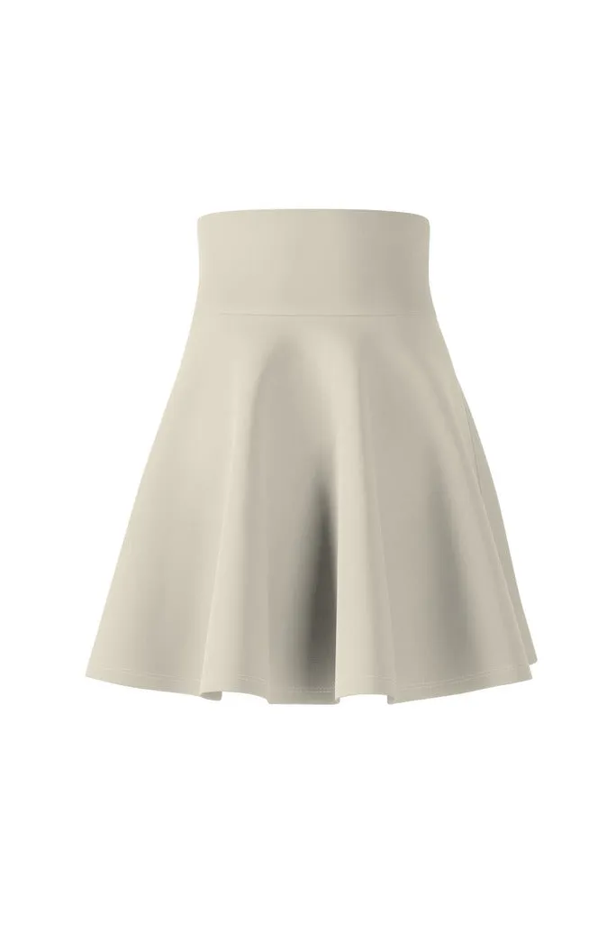 Wheat Women's Skater Skirt