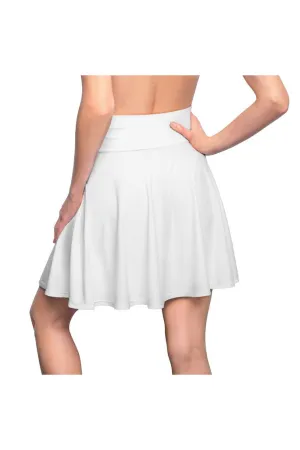 White Women's Skater Skirt